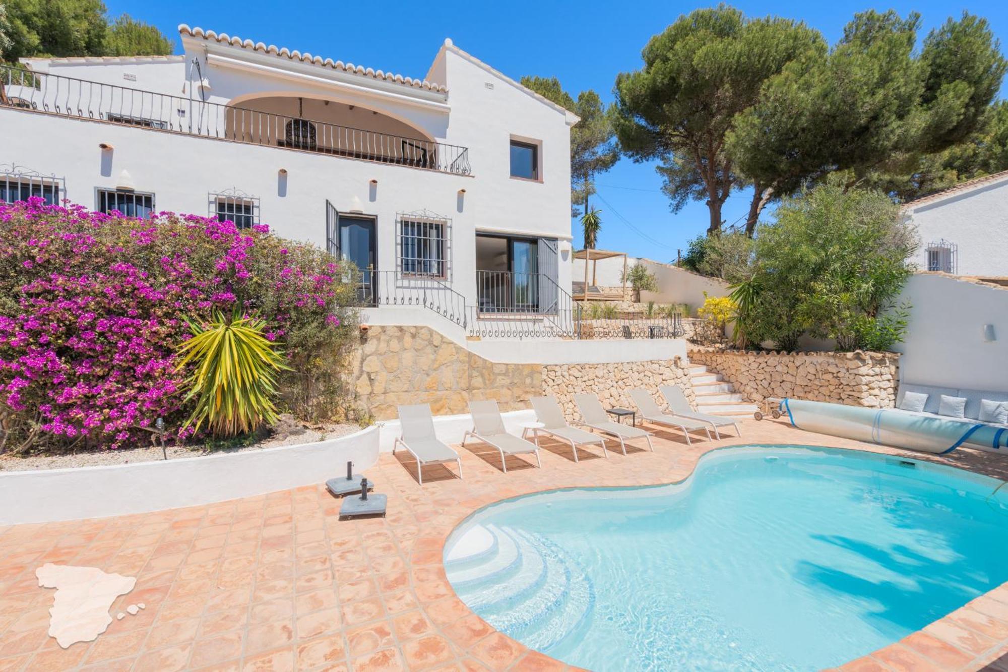 Costablancadreams Casa La Cereza In Moraira Vila Exterior foto