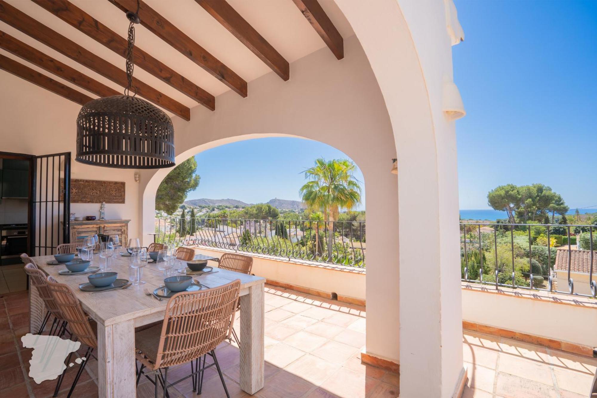 Costablancadreams Casa La Cereza In Moraira Vila Exterior foto