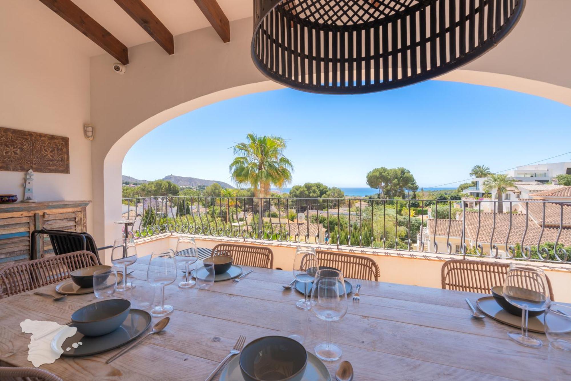Costablancadreams Casa La Cereza In Moraira Vila Exterior foto